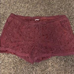 Lace shorts